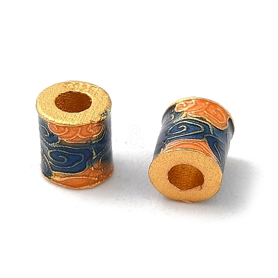 Matte Gold Color 925 Sterling Silver Beads STER-M113-06MG-1