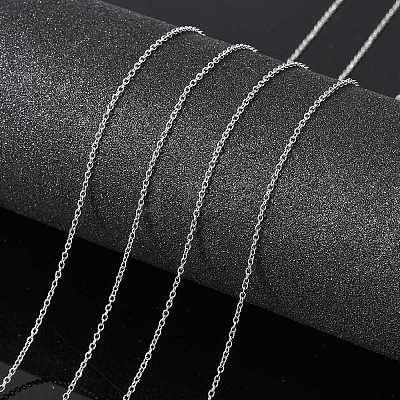 Non-Tarnish 304 Stainless Steel Cable Chains X-CHS-Q001-09-100m-1