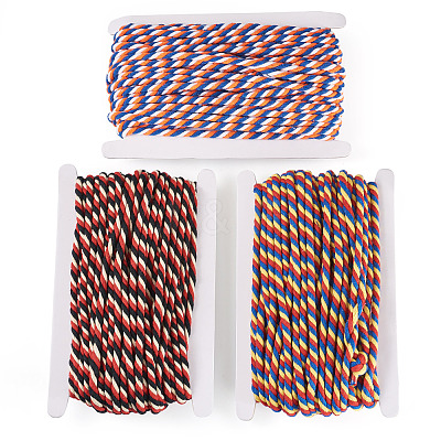 60M 3 Colors 3-Ply Twisted Macrame Polyester Cord OCOR-TA0003-48B-1