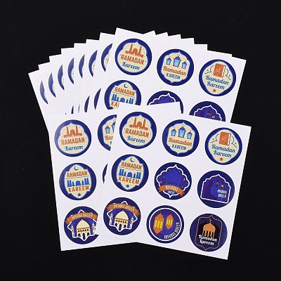 Lesser Bairam Theme Paper Stickers DIY-L063-A07-1