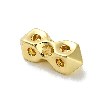 Nuggets Brass Beads KK-F915-06G-1