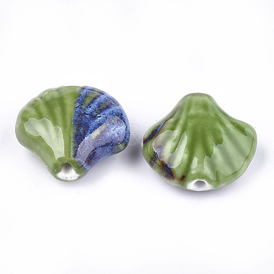 Handmade Porcelain Beads PORC-S498-36E-1