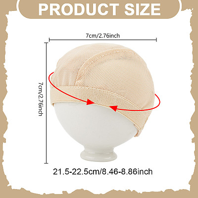 PP Mesh Net Wig Caps for Women DIY-WH0683-07B-1