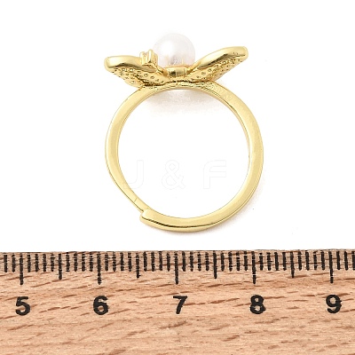 Adjustable Brass Micro Pave Cubic Zirconia Enamel Finger Rings CU-CBABA66-07A-G-1