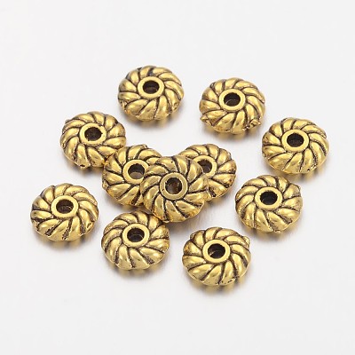 Tibetan Style Alloy Spacer Beads LS-GLF10764Y-1