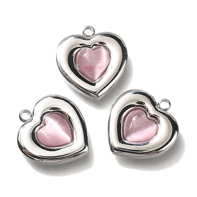 Cat Eye Charms STAS-P371-010P-1