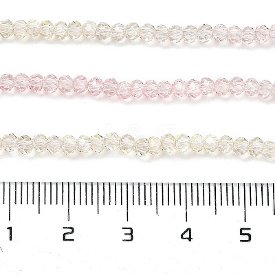Transparent Painted Glass Beads Strands DGLA-A034-T1mm-A25-1