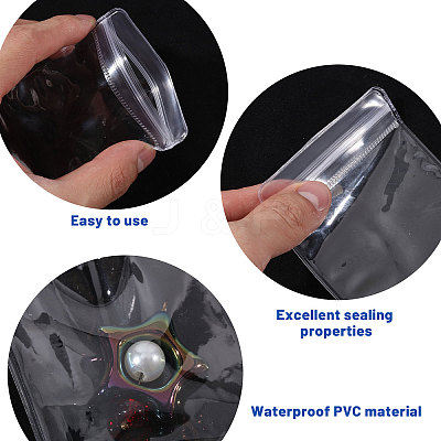 110Pcs 5 Styles PVC Plastic Storage Resealable Bags ABAG-GL0001-15-1