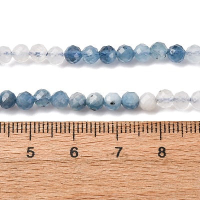Natural Aquamarine Beads Strands G-C226-B03-4mm-1