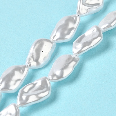 ABS Plastic Imitation Pearl Beads Strands KY-F021-05-1-1