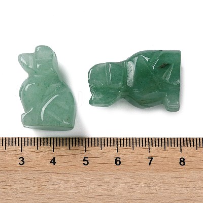 Natural Green Aventurine Carved Healing Figurines G-B062-03C-1