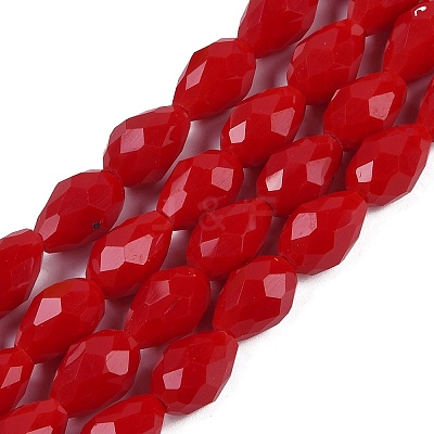 Opaque Solid Color Beads Strands EGLA-N013-P6mm-D07-1
