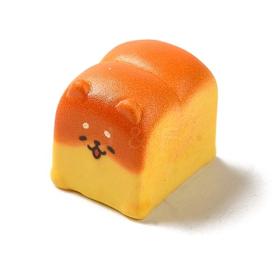 Resin Imitation Animal Bread Decoden Cabochons RESI-U0003-01C-1