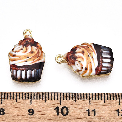 Printed Alloy Pendants ENAM-N056-202B-1