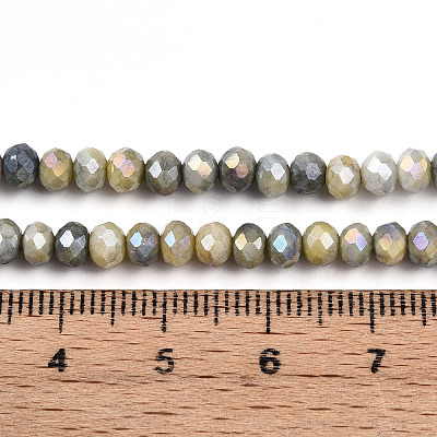 Ombre Effect Dyed Glass Beads Strands GLAA-C023-02-C11-A-1