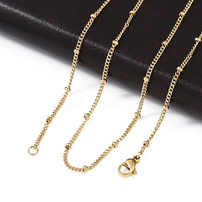 304 Stainless Steel Chain Necklaces X-MAK-L015-40G-1