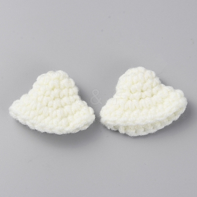 Handmade Wool Woven Hat Decoration AJEW-WH0083-01G-1