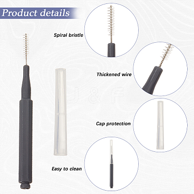 Plastic Cleaning Brushes AJEW-WH20020-195A-1