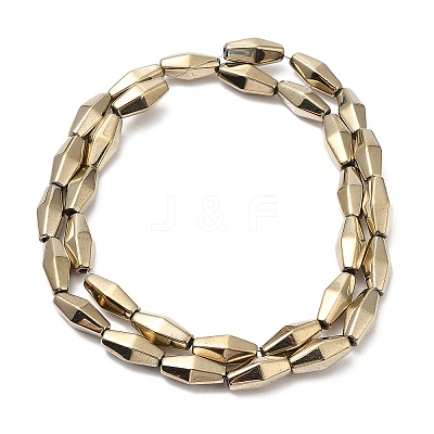 Electroplate Synthetic Magnetic Hematite Beads Strands G-E602-05-1