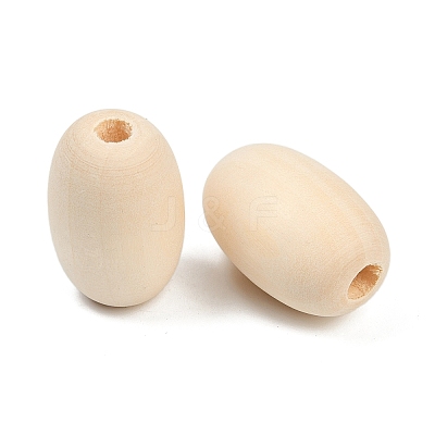 Wood European Beads WOOD-F017-04-1