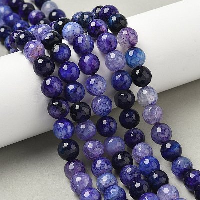 Natural Agate Beads Strands G-M437-C01-01U-1