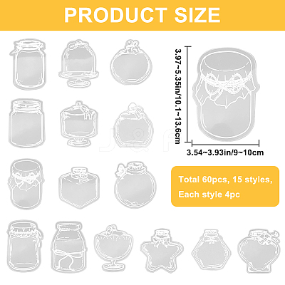 3 Styles Waterproof Self Adhesive Stamping Stickers Sets DIY-CP0011-04A-1