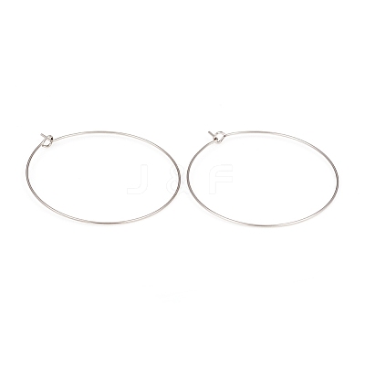 316L Surgical Stainless Steel Hoop Earring Findings STAS-G229-07P-06A-1