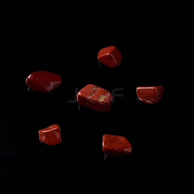 Natural Red Jasper Chip Beads G-M364-11B-1