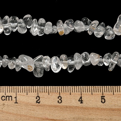 Natural Quartz Crystal Chip Beads Strands X-G-M205-01A-1