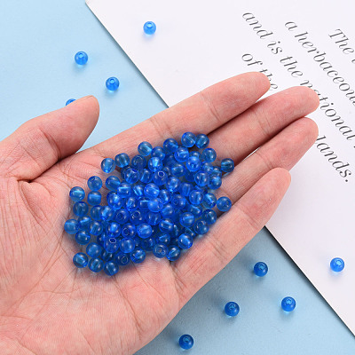 Transparent Acrylic Beads MACR-S370-A6mm-759-1