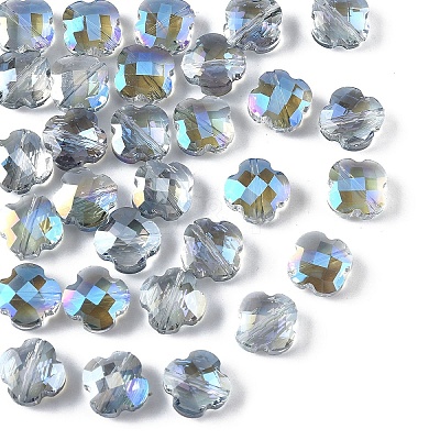 30Pcs Electroplate Glass Beads EGLA-YW0006-16C-1