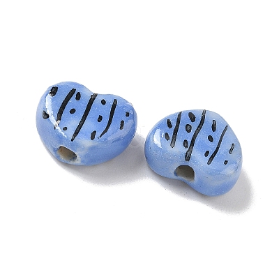 Handmade Porcelain Beads PORC-P031-03G-1