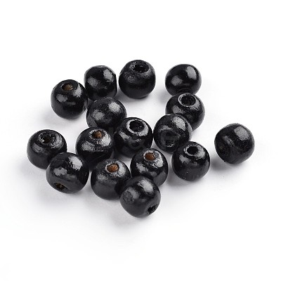 Natural Maple Wood Beads TB10mmY-10-1