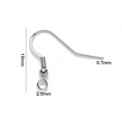 Tarnish Resistant 304 Stainless Steel Earring Hooks LS-X-STAS-S111-007-1