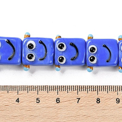Handmade Lampwork Beads Strands LAMP-Q036-07A-1