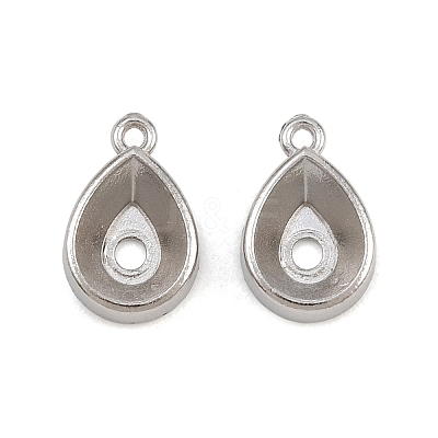 304 Stainless Steel Charm Rhinestone Settings SA-CBAC865-08D-P-1