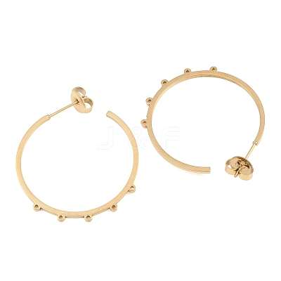 304 Stainless Steel Stud Earring Findings STAS-C182-01B-G-1