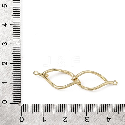 Brass Connector Charms KK-CBA0C2F-15G-1