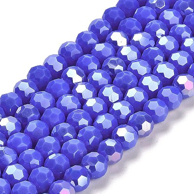 Opaque Glass Beads Stands EGLA-A035-P6mm-B07-1