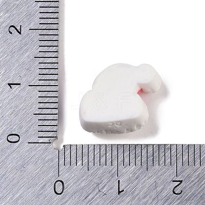 Opaque Christmas Theme Resin Cabochons RESI-H162-06I-1