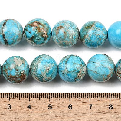 Dyed Natura Imperial Jasper Beads Strands GG-CBAF9E5-A01-14mm-A-1