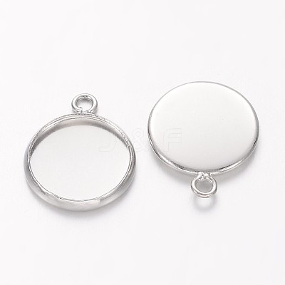 Brass Pendant Cabochon Settings LS-KK-B534-D-P-NF-1