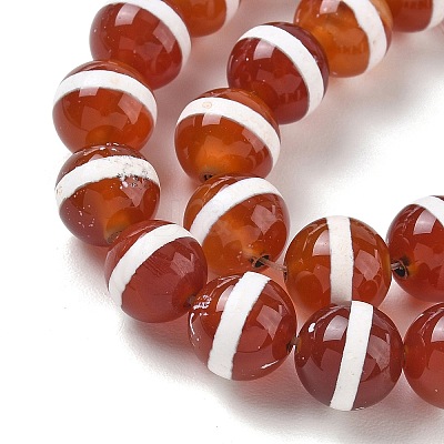 Tibetan Style dZi Beads Strands GG-CBA3DA1-01-1
