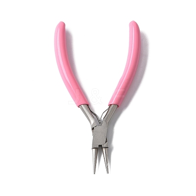 65# Steel Round Nose Pliers with Plastic Handles TOOL-Z002-02-1