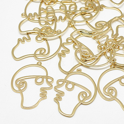 Brass Pendants KK-S347-116-1