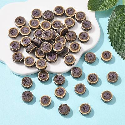 Handmade Porcelain Beads X-PORC-S496-A07-8mm-1