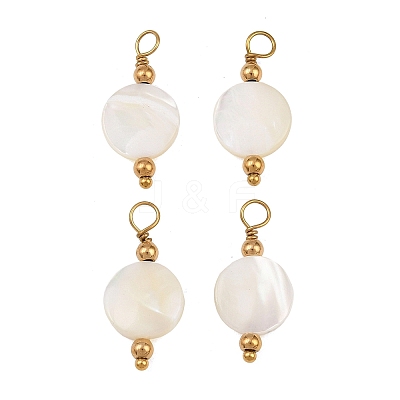 Natural Freshwater Shell Pendants SH-CBA5EEC-09G-1