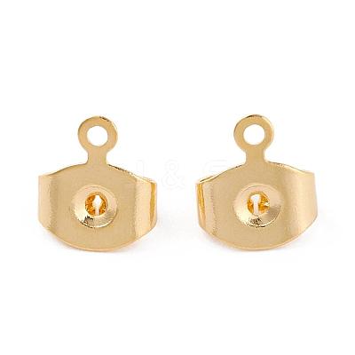 Brass Ear Nuts KK-P001-75G-B-1