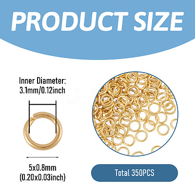 20g Brass Open Jump Rings FIND-TA0010-69C-G-1