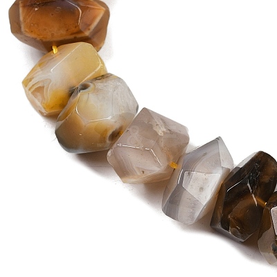 Natural Yellow Botswana Agate Beads Strands G-F796-D01-01-1